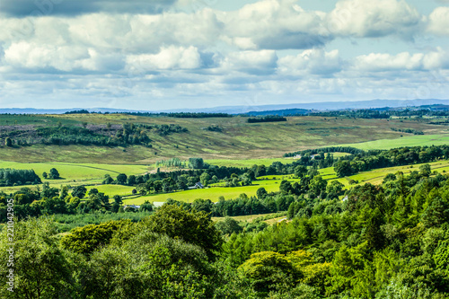 Fototapeta Naklejka Na Ścianę i Meble -  Beautiful hills and fields of Scotland