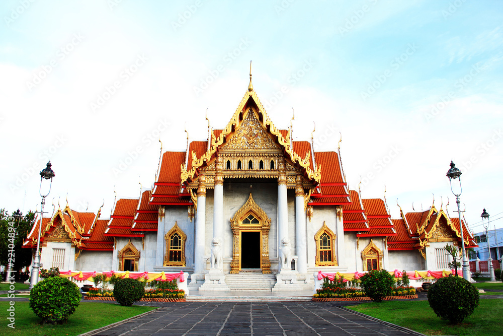 Beautiful Thai Temple Wat Benjamaborphit, temple in Bangkok Beautiful Thai Temple Wat Benjamaborphit, temple in Bangkok