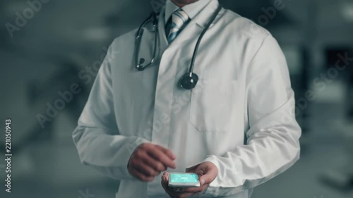 Doctor holding in hand Logotherapy