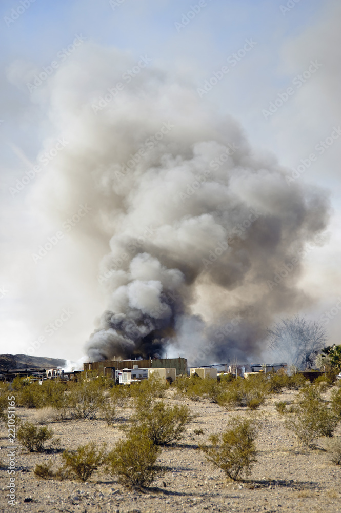 Fototapeta premium desert fire