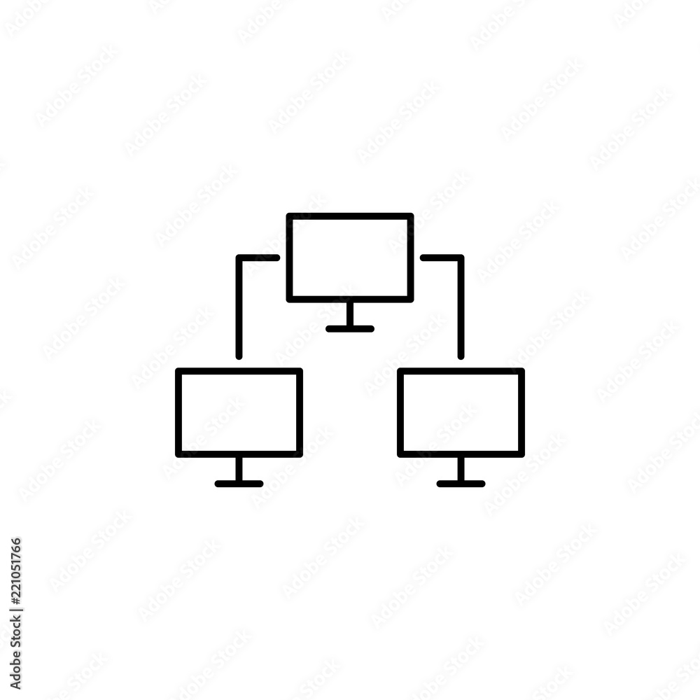 computer network icon. Element of business icon for mobile concept and web apps. Thin line computer network icon can be used for web and mobile computer network icon. Element of business icon for mobile concept and web apps. Thin line computer network icon can be used for web and mobile