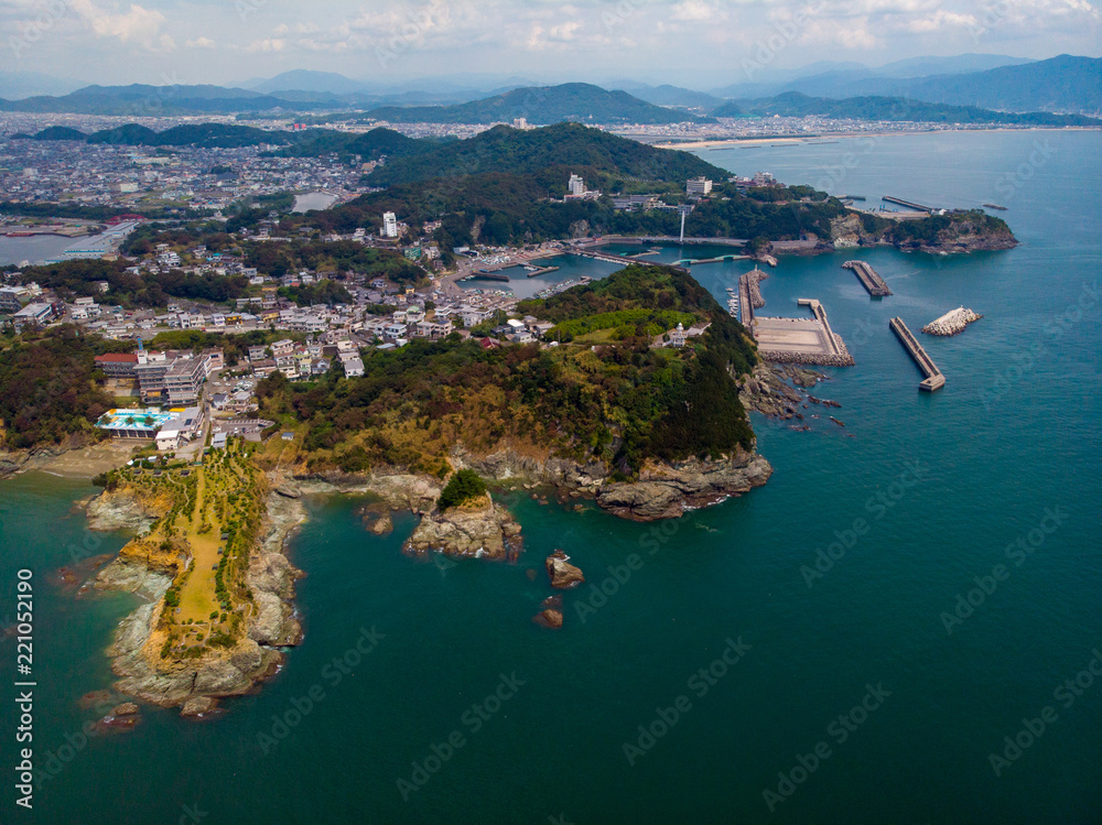 Obraz premium 和歌浦 空撮