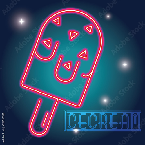 Icecream neon sign
