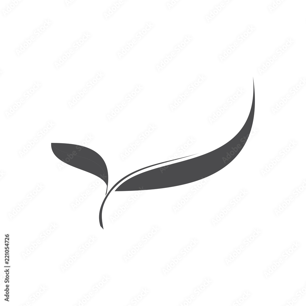 Obraz premium Leaf logo design