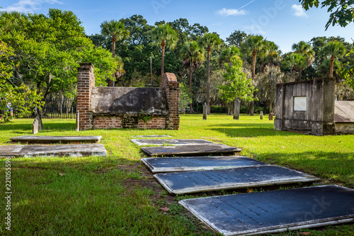 daytime cemetery view