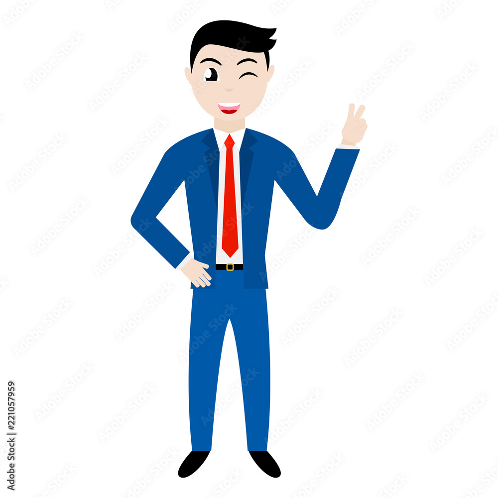 Cartoon Businessman character