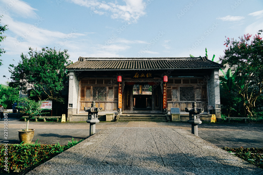 Fototapeta premium old building in china