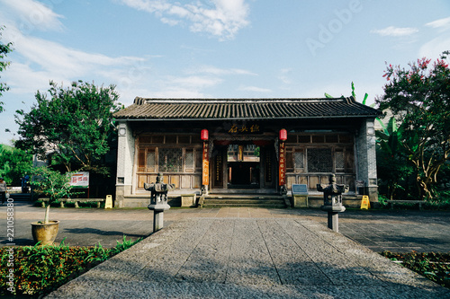 Photography old building in  china