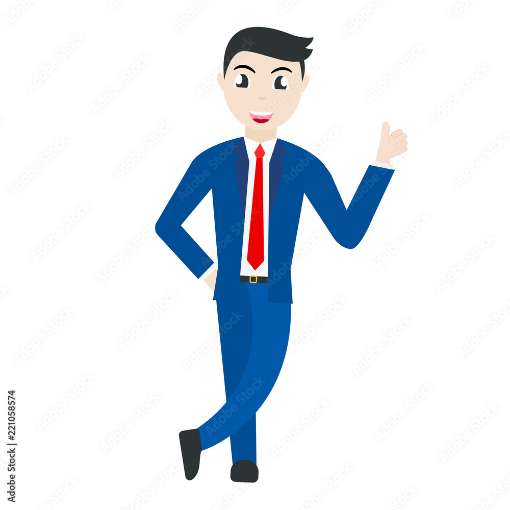 Cartoon Businessman character Cartoon Businessman character