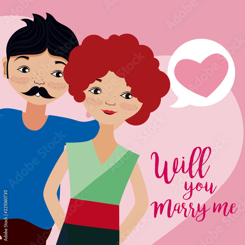 Will you marry me card