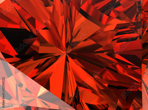 Realistic diamond texture close up, 3D illustration.