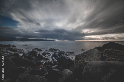 Cloudy Day on Sunset Beach