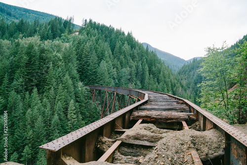 Old Rail Bridge, British Columbia, Canada, Exploring Canada, Ladner Creek Trestle 