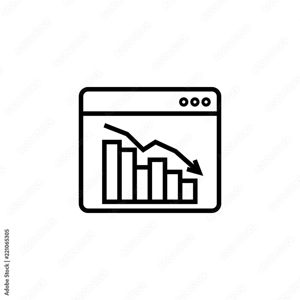 graph table arrow decrease icon. dollar money fall down symbol. economy stretching rising drop. Business lost crisis decrease. cost reduction bankrupt icon. vector illustration. graph table arrow decrease icon. dollar money fall down symbol. economy stretching rising drop. Business lost crisis decrease. cost reduction bankrupt icon. vector illustration.