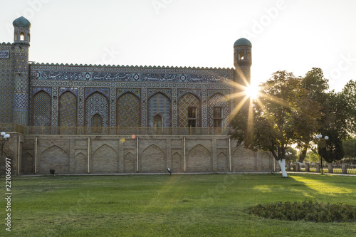 The Khudayar Khan Palace is the most popular landmarks of Fergana Valley. Kokand, Uzbekistan. photo