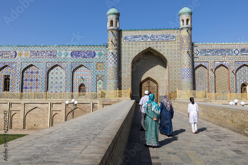 The Khudayar Khan Palace is the most popular landmarks of Fergana Valley. Kokand, Uzbekistan. photo