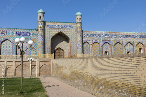 The Khudayar Khan Palace is the most popular landmarks of Fergana Valley. Kokand, Uzbekistan. photo