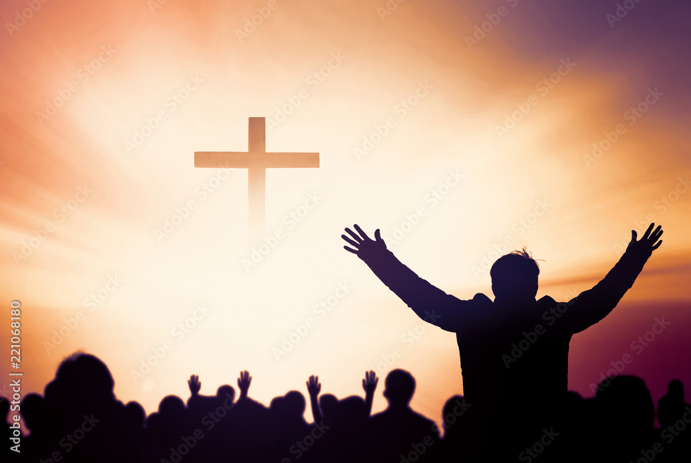 Praise And Worship Silhouette
