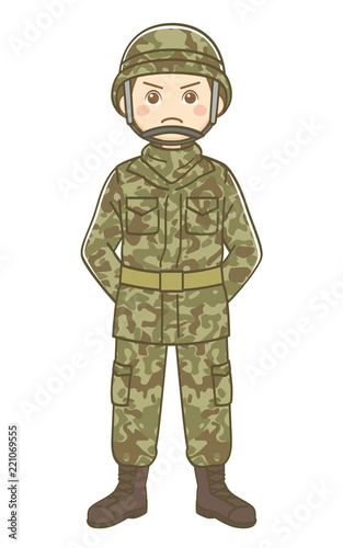 男性　自衛官