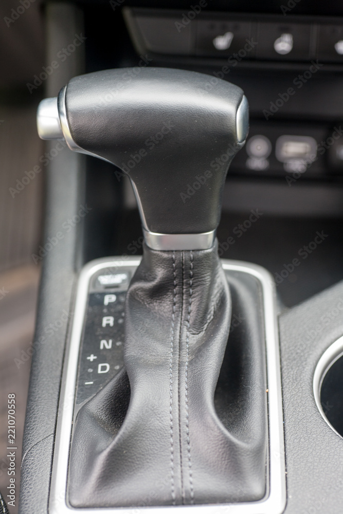 Modern car interior