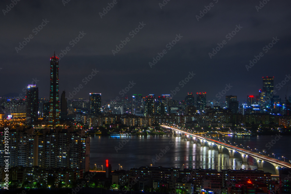 Fototapeta premium Downtown Seoul Korea