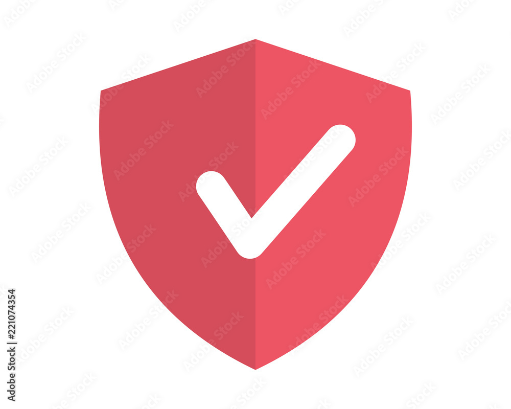 red checklist shield secure protect image vector icon logo symbol red checklist shield secure protect image vector icon logo symbol