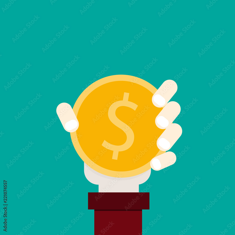 hand hold gold coin ,investment concept, hand hold gold coin ,investment concept,