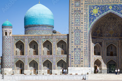 The Registan, the heart of the ancient city of Samarkand - Uzbekistan