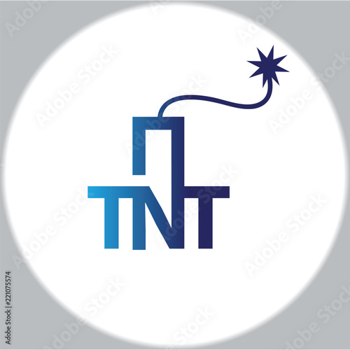 TNT bomb logo icon vector template