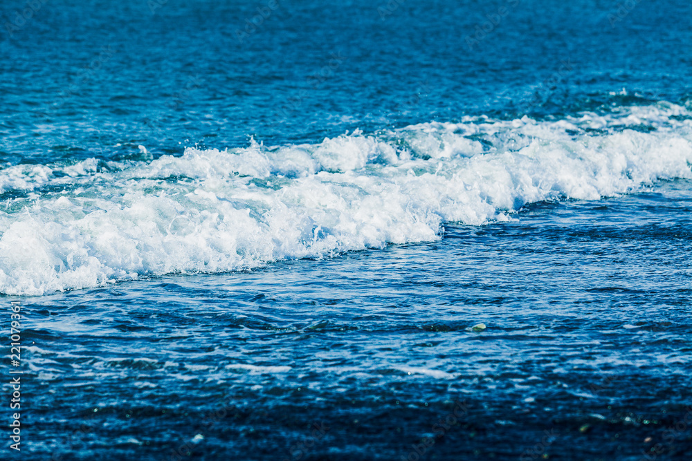 Waves on Black sea beach, Sochi Waves on Black sea beach, Sochi