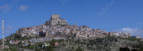 Panorama of the Spanish city of Morella