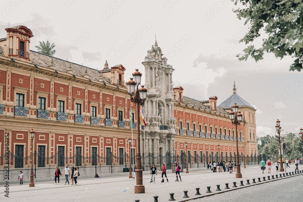Fototapeta premium Palace in Sevilla