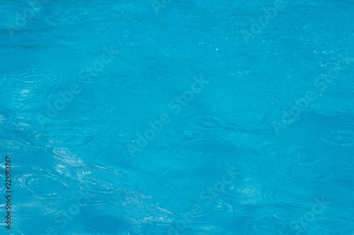 Blue and transparent water texture