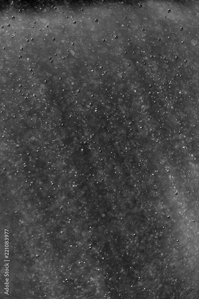 abstract bubbles in the water
