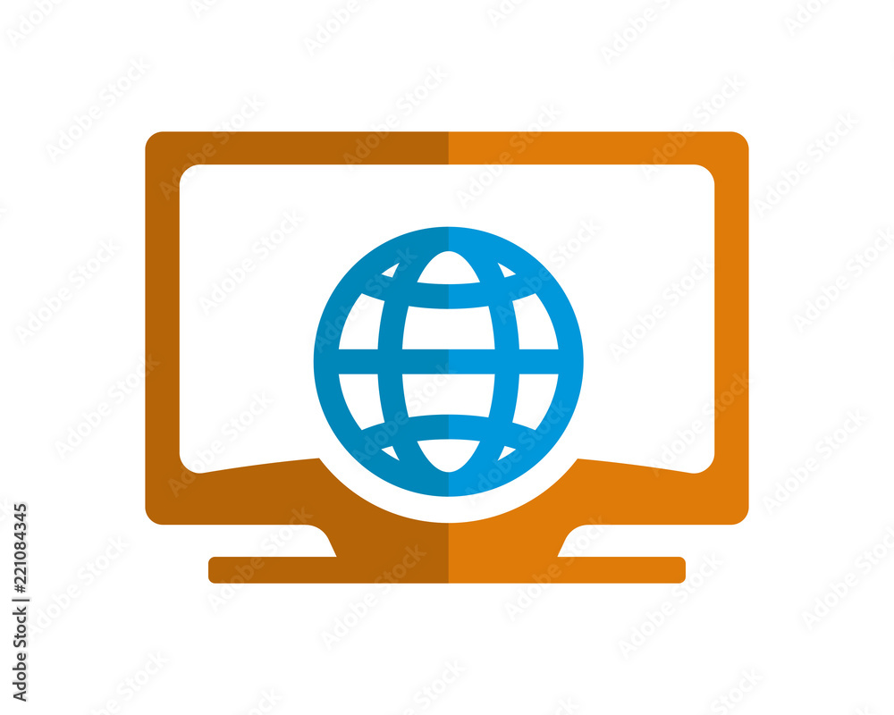 computer secure protect image vector icon logo symbol computer secure protect image vector icon logo symbol
