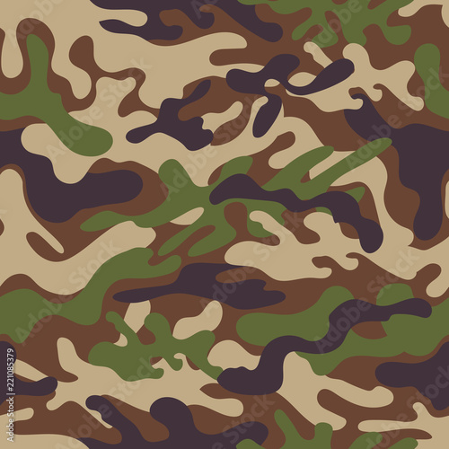 Seamless camouflage pattern