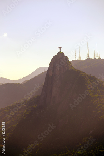 evening Rio hills abstract shot
