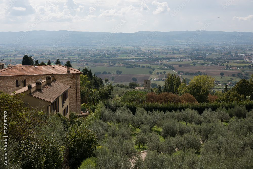 view top from orvieto