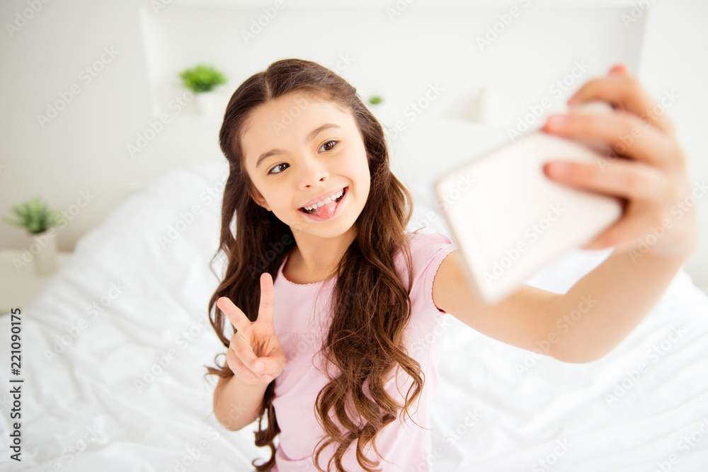 Self-portrait of charming adorable cute sweet nice caucasian sma Self-portrait of charming adorable cute sweet nice caucasian sma