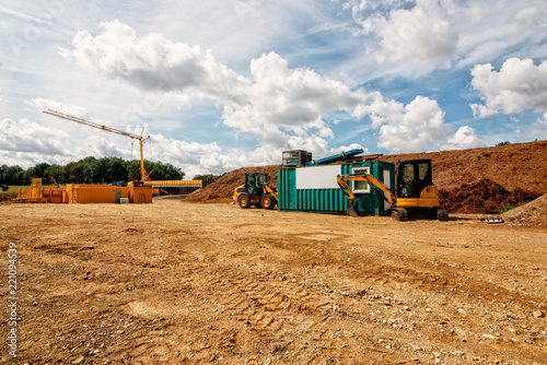 baustelle brückenbau photo