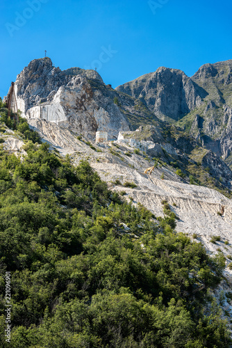 Quarry of white Carrara Marble - Apuan Alps Italy © Alberto Masnovo