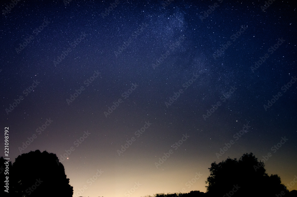 Naklejka premium Sommernacht