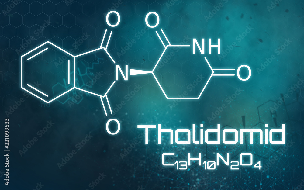 Chemische Formel von Thalidomid Chemische Formel von Thalidomid
