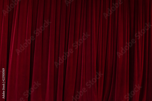 Red Velvet curtain