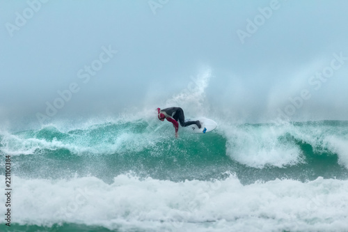 Adrenaline rush, surfing, Fistral beach, Newquay, Cornwall