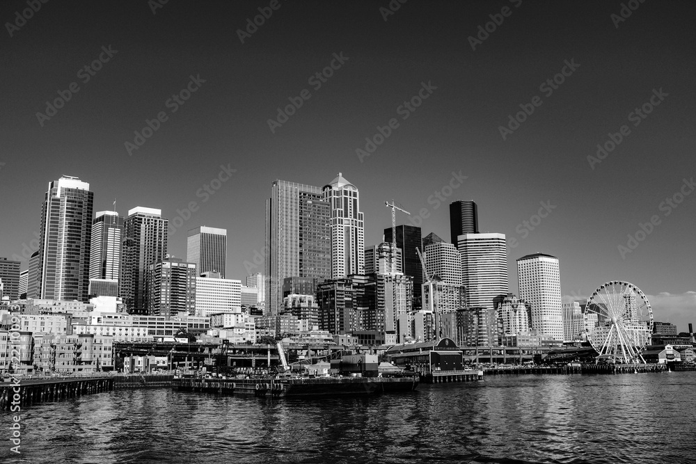 Seattle Skyline and harbour  