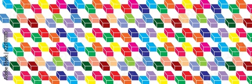 Colorful geometric minimal pattern