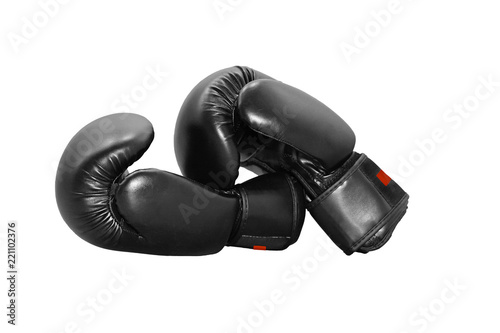 Boxing gloves isolated on white background. © Hayati Kayhan