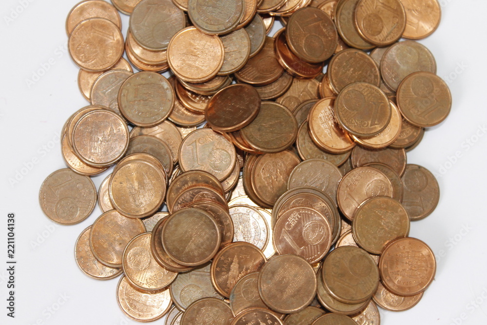 Saving money and account finance bank business concept, Gold coin on currency Saving money and account finance bank business concept, Gold coin on currency