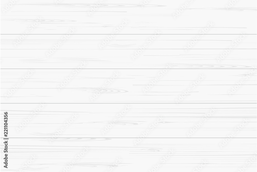 Fototapeta premium White wood pattern and texture for background. Vector illustration.